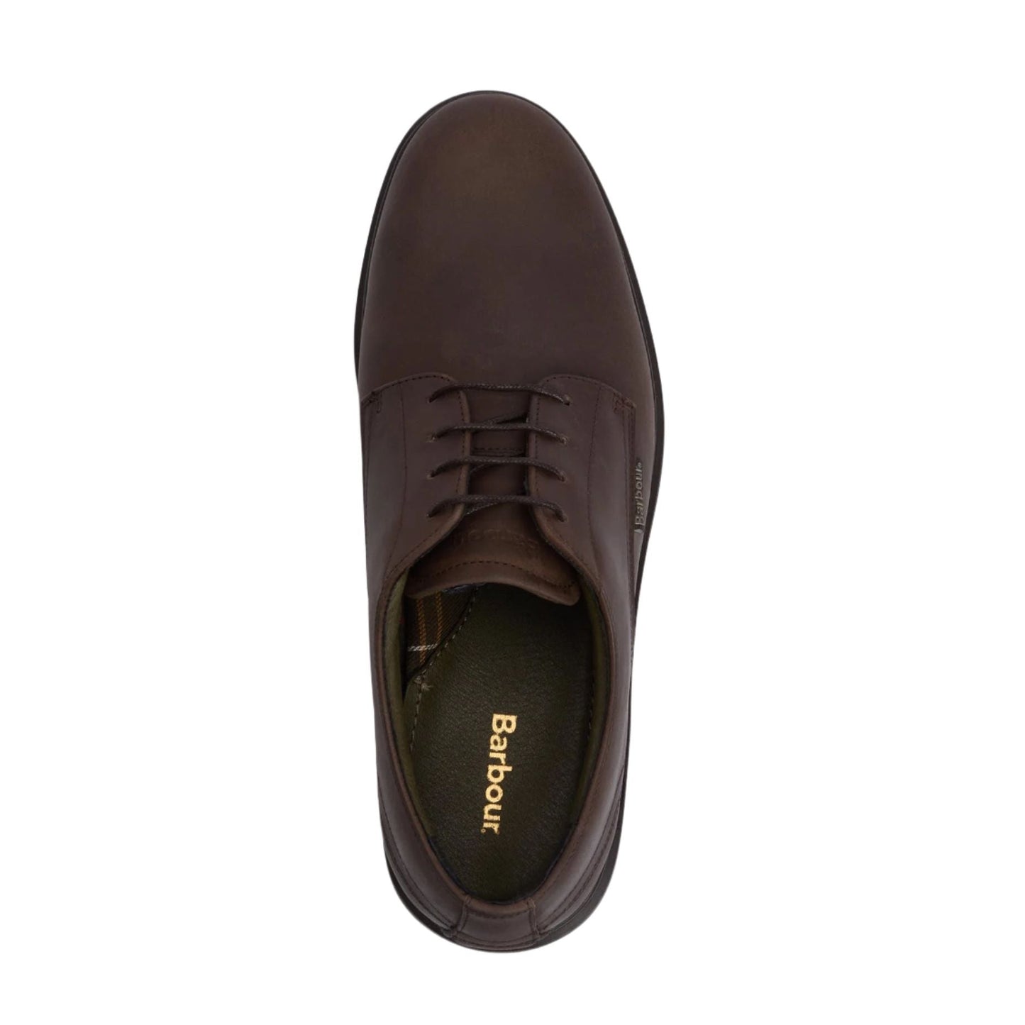 Barbour Mens Shoe Carthy Derby Dark Brown