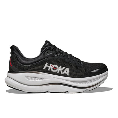 Men's HOKA Bondi 9 Black/vermillion (1162011-bkvr) Sneakers - Premium Brand Shoes for Men and Women