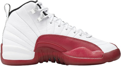 Big Kid's Jordan 12 Retro "Cherry" White/Black-Varsity Red (153265 116)
