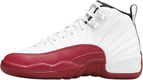 Big Kid's Jordan 12 Retro "Cherry" White/Black-Varsity Red (153265 116)