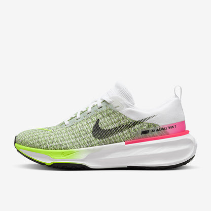 Nike Invincible Run Flyknit 3 - White/Black-Volt