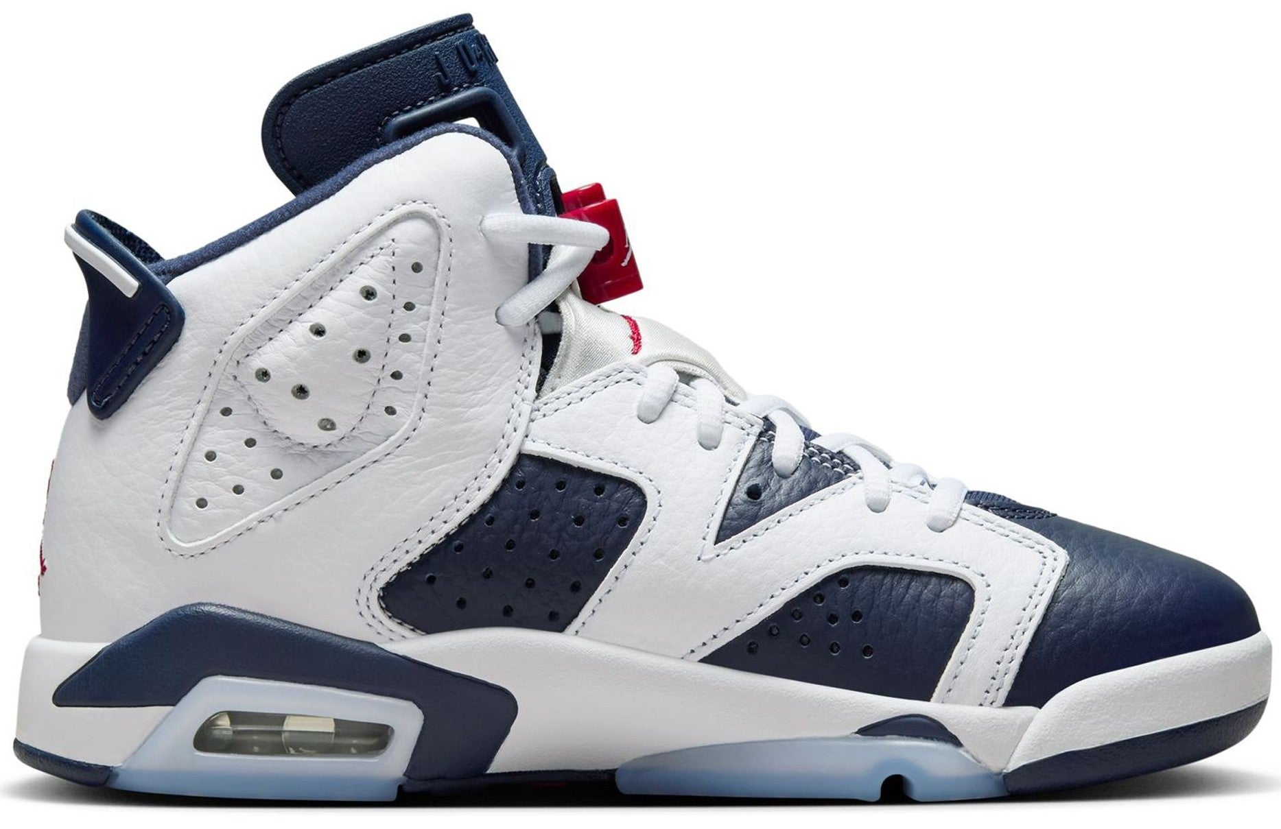 Big Kid's Jordan 6 Retro "Olympic" White/Varsity Red (384665 164)
