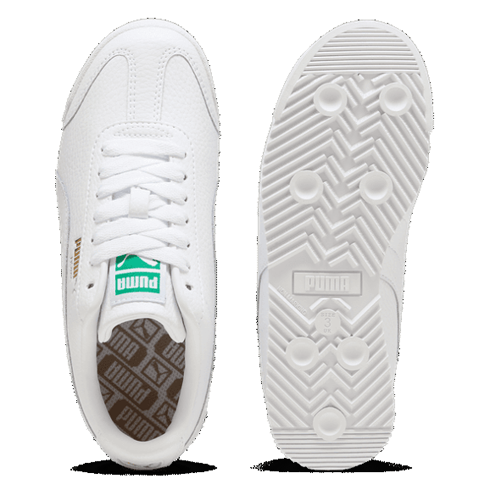 Big Kid's Puma Roma 24 Standard JR Puma White  (399334 03)
