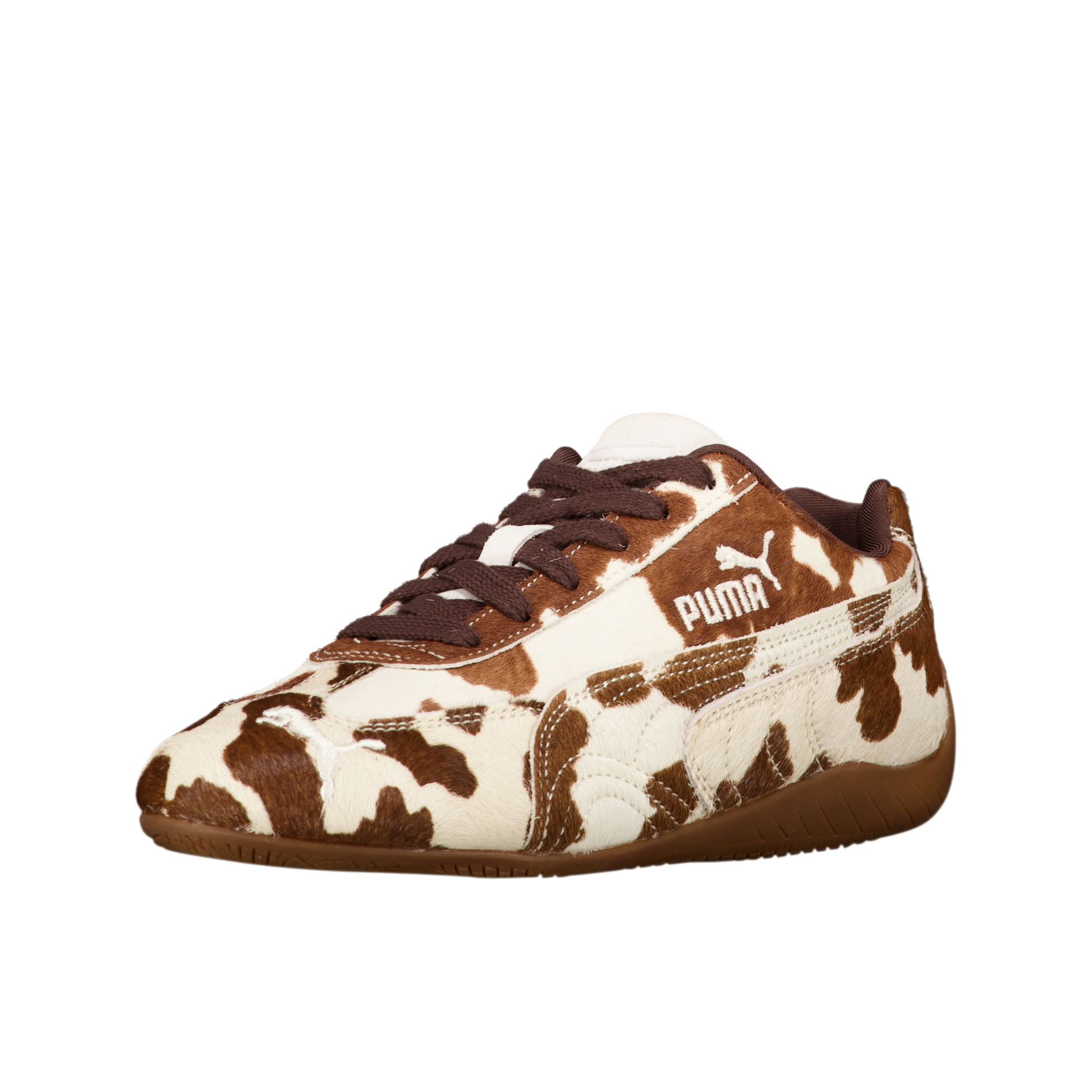 W Speedcat Cow Print  'Chocolate Brown'