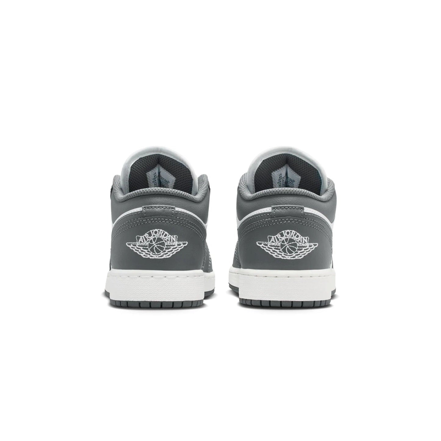 Big Kid's Jordan 1 Low Iron Grey/Summit White (553560 044)