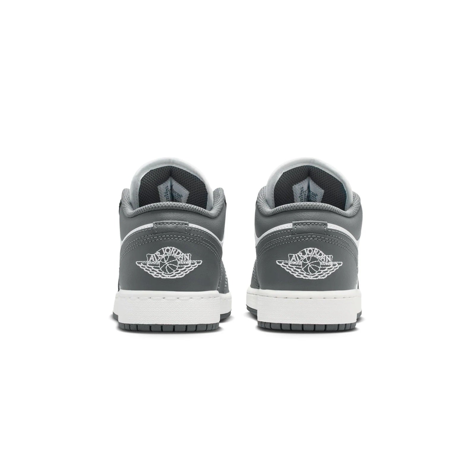 Big Kid's Jordan 1 Low Iron Grey/Summit White (553560 044)
