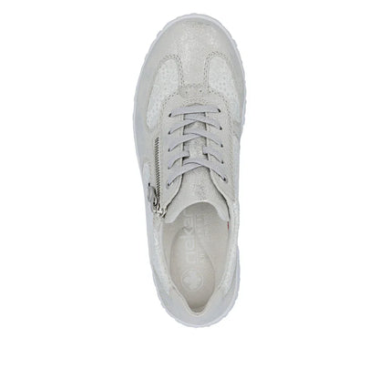 Rieker Womens Shoe 59501-90 Silver/Platinum