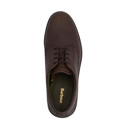 Barbour Mens Shoe Carthy Derby Dark Brown