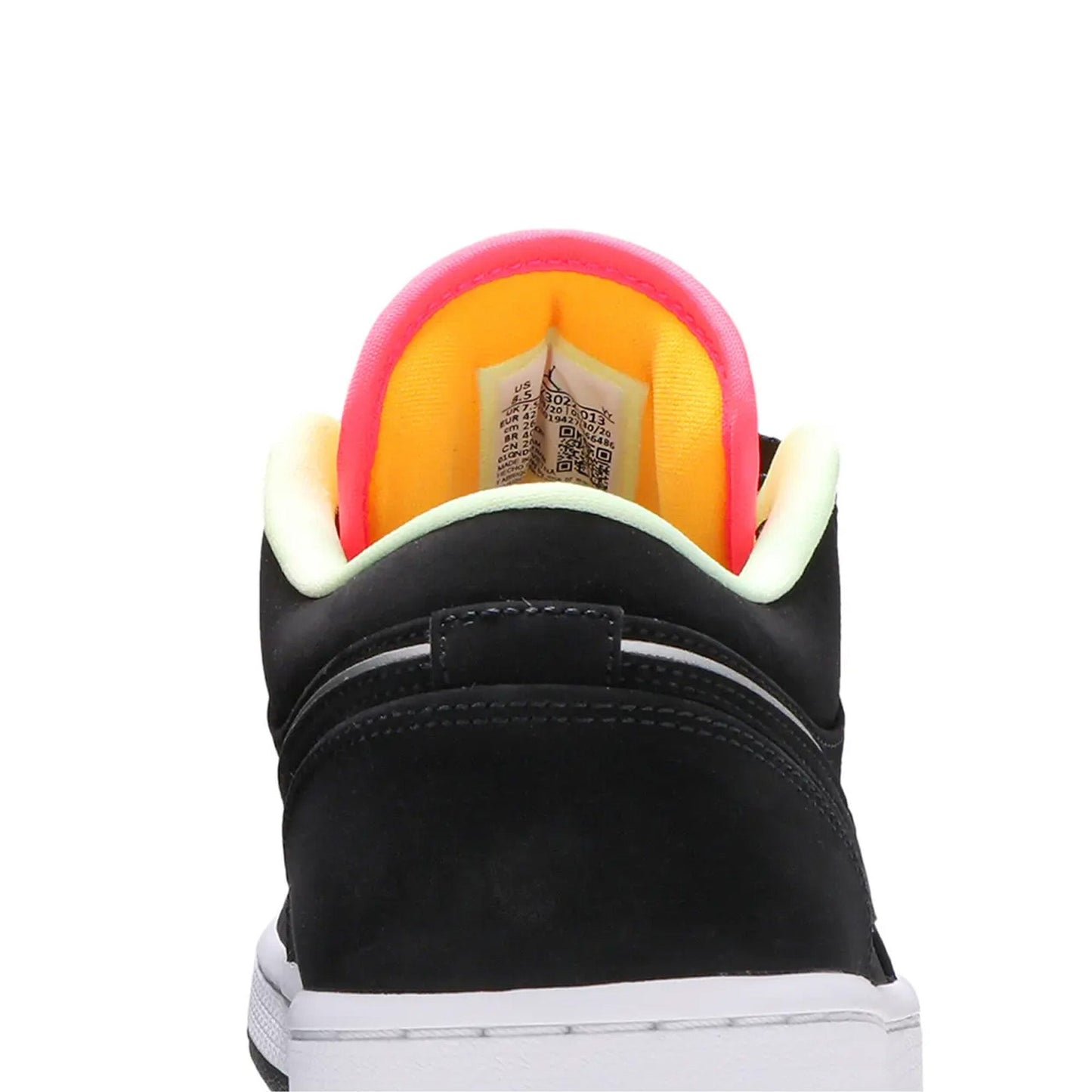 Air Jordan 1 Low 'Black Aurora Green Laser Orange' (2020)