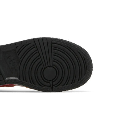 Air Jordan 1 Mid 'Light Curry Cardinal' GS (2022)