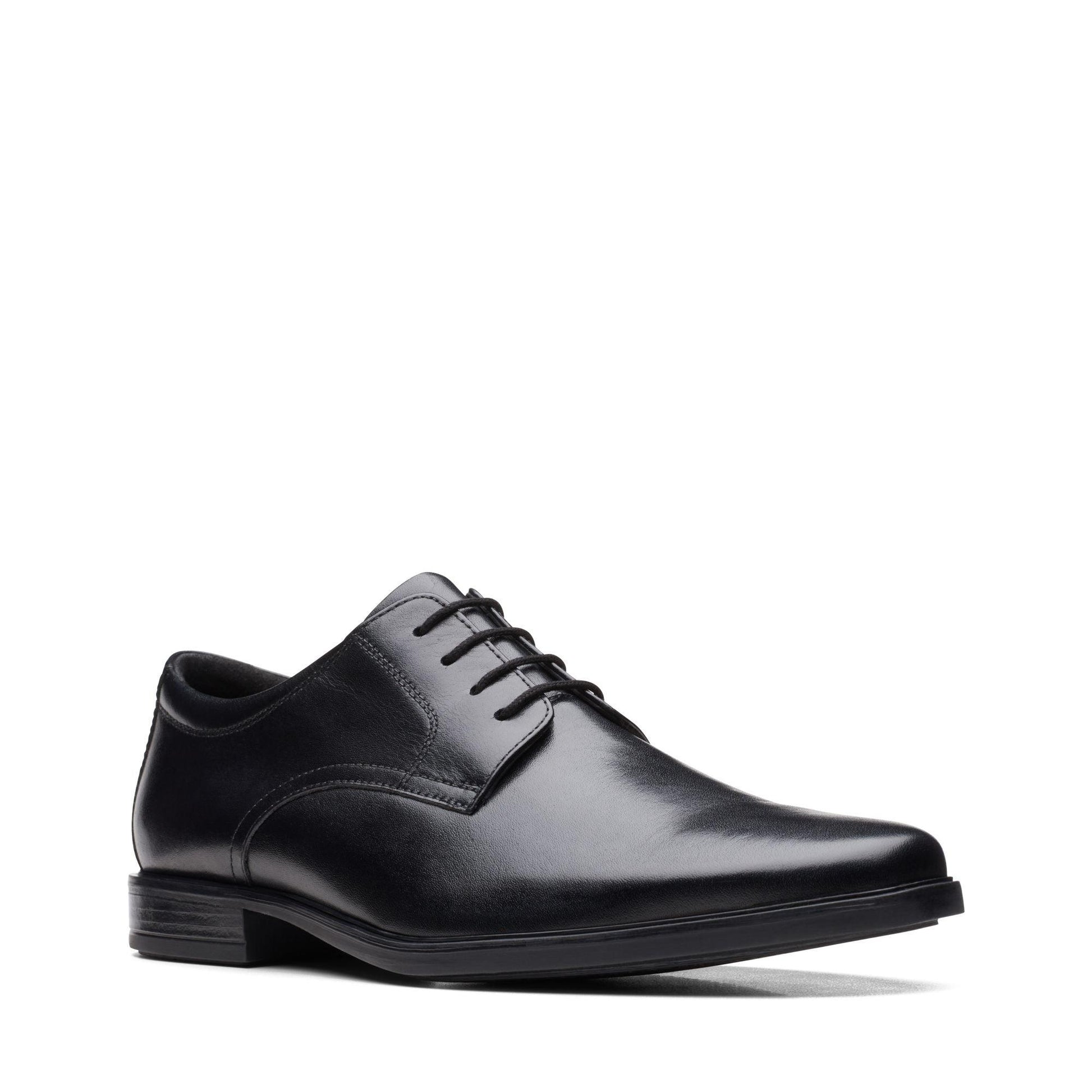 Clarks Mens Shoe Howard Walk Black