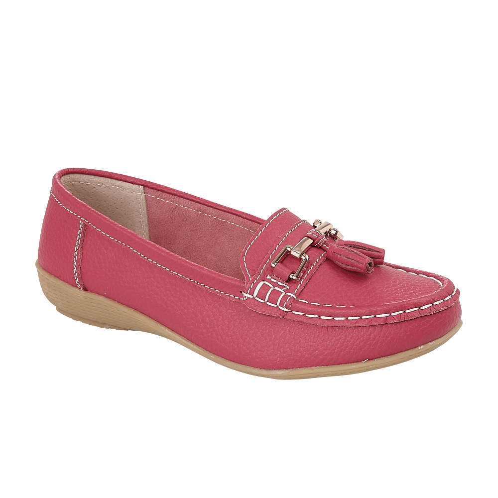 Jo & Joe Womens Loafer Nautical Fuchsia