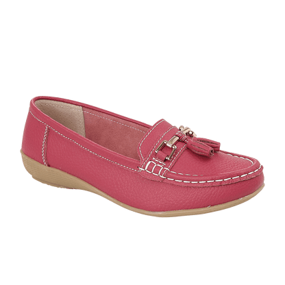 Jo & Joe Womens Loafer Nautical Fuchsia