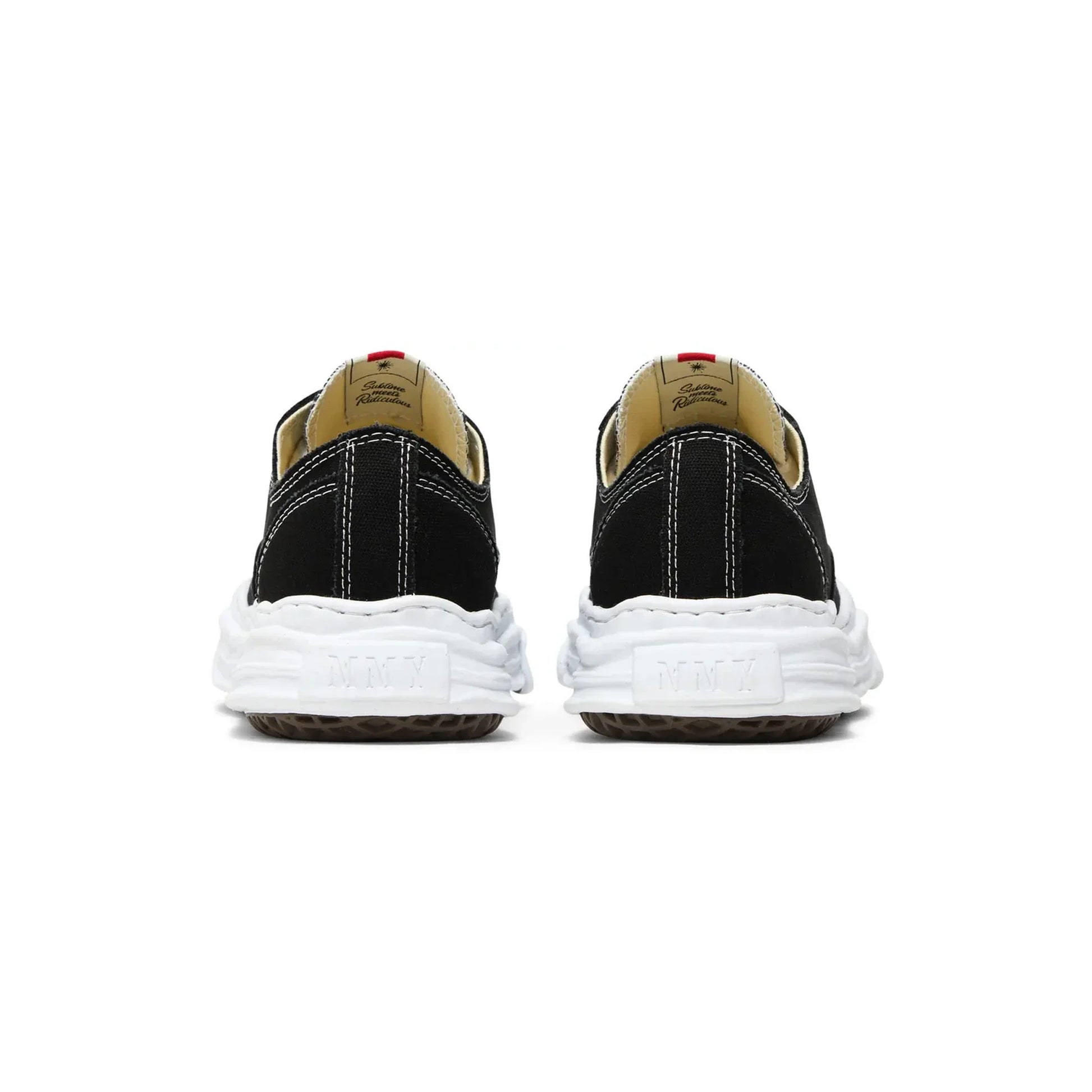 Maison Mihara Yasuhiro Hank OG Sole Canvas Low 'Black White' (2022)