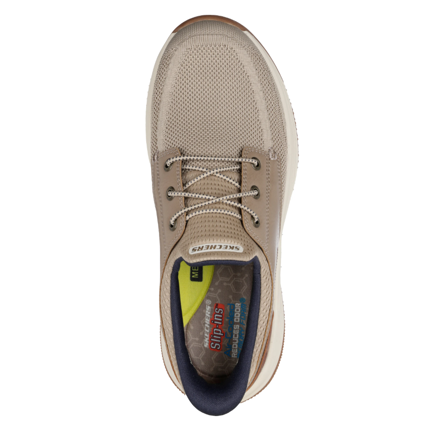 Skechers Mens Shoe Meroe Alden Taupe