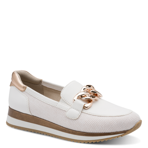 Jana Womens Shoe 8-24766-42 White/Rose Gold
