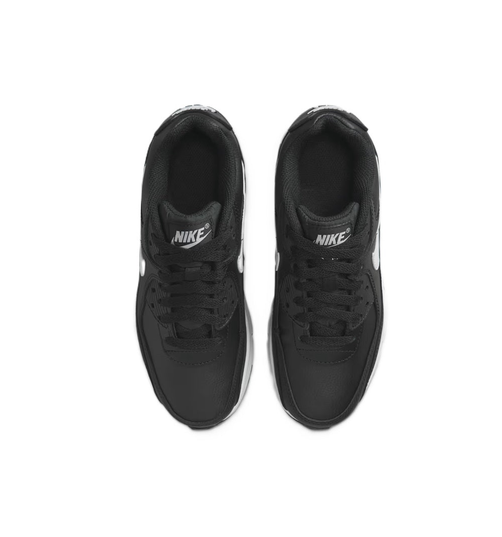 Big Kid's Nike Air Max 90 LTR Black/White-Black (CD6864 029)