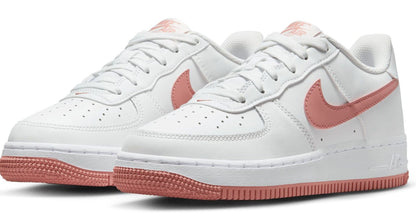 Big Kid's Nike Air Force 1 Summit White/Red Stardust (DV7762 102)