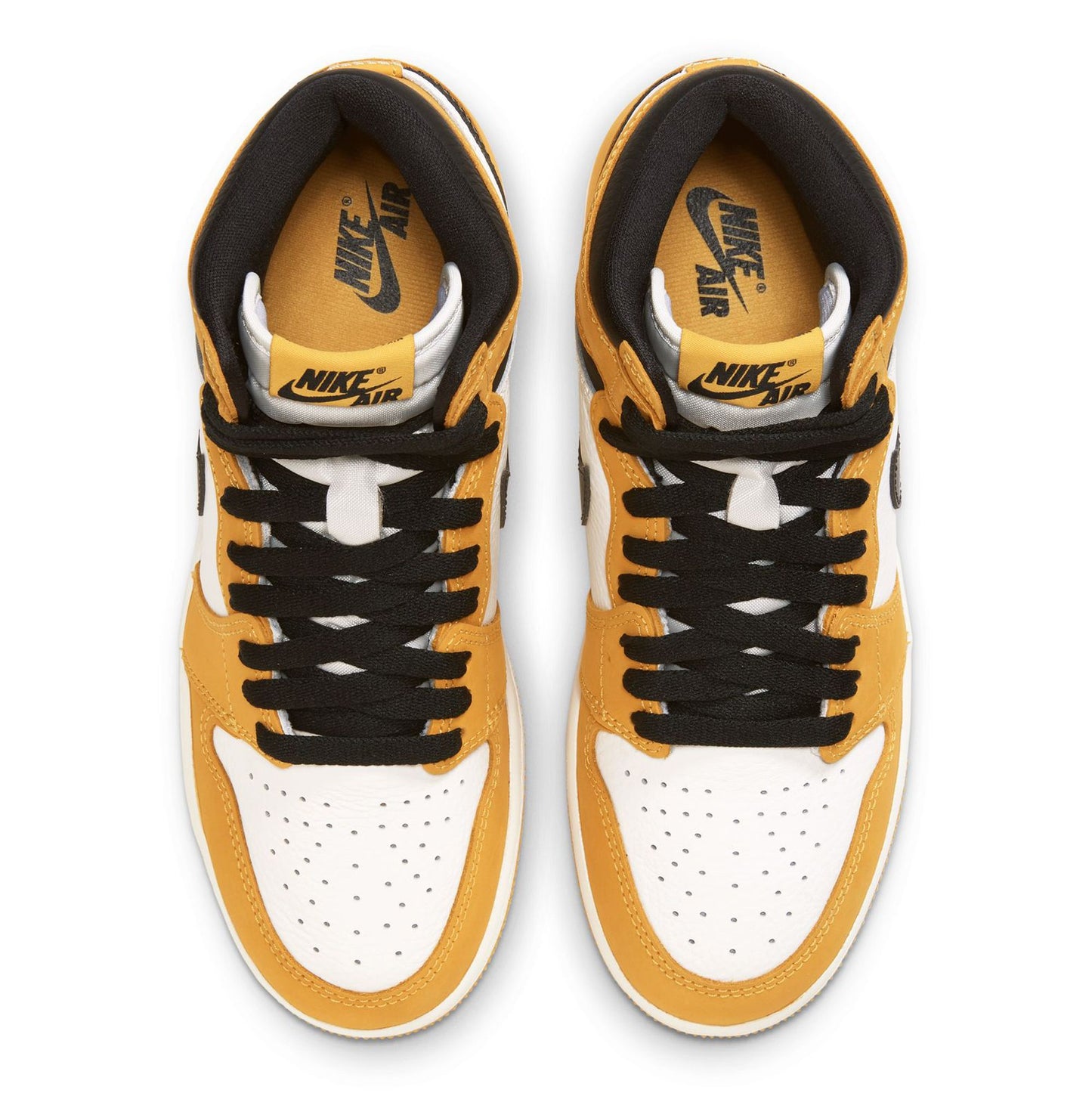 Big Kid's Jordan 1 Retro High OG Yellow Ochre/Black-Sail (FD1437 701)