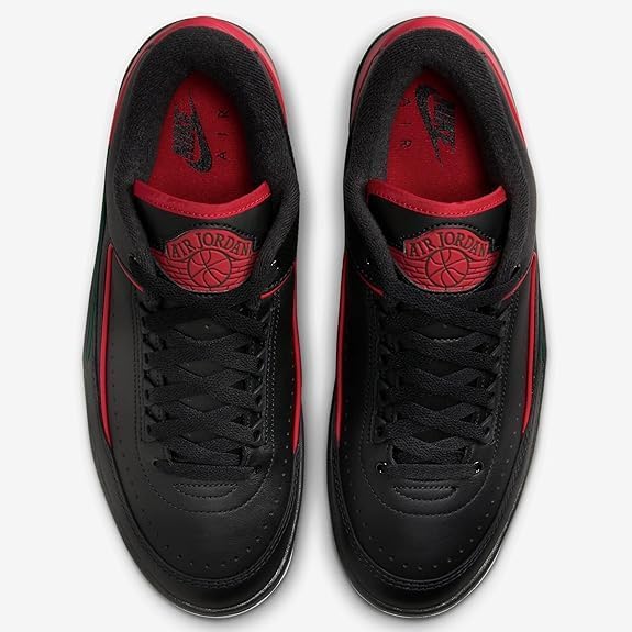 Big Kid's Jordan 2 Retro "Christmas" Blk/Fire Red-Fir-Cement Grey (FJ6869 006)
