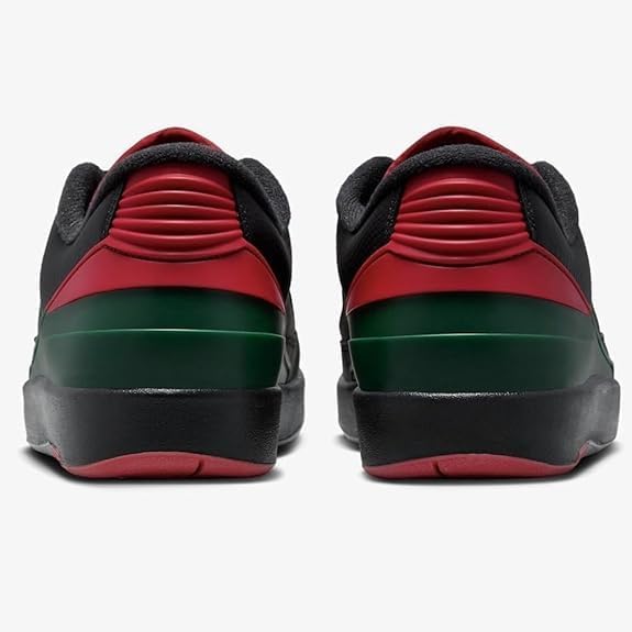 Big Kid's Jordan 2 Retro "Christmas" Blk/Fire Red-Fir-Cement Grey (FJ6869 006)