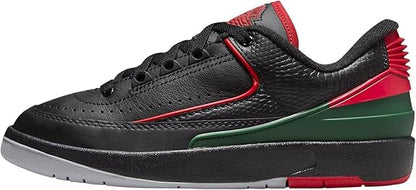 Big Kid's Jordan 2 Retro "Christmas" Blk/Fire Red-Fir-Cement Grey (FJ6869 006)