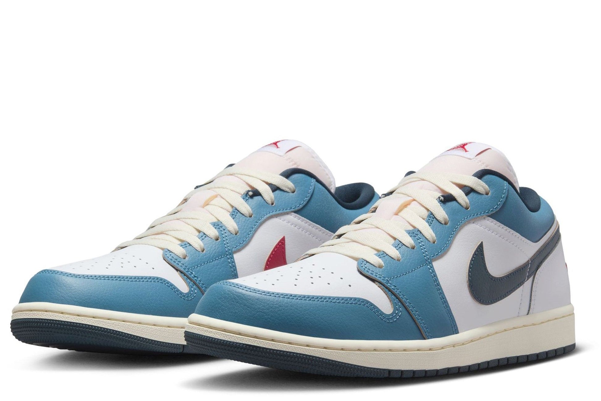 Men's Jordan 1 Low SE "motion" White/armory Navy-aegean Storm (hm3711 144) Sneakers - Premium Brand Shoes for Men and Women