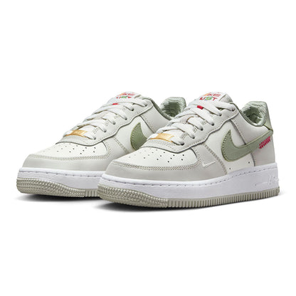 Big Kid's Nike Air Force 1 LV8 Sail/Olive Aura-White (HV6000 131)