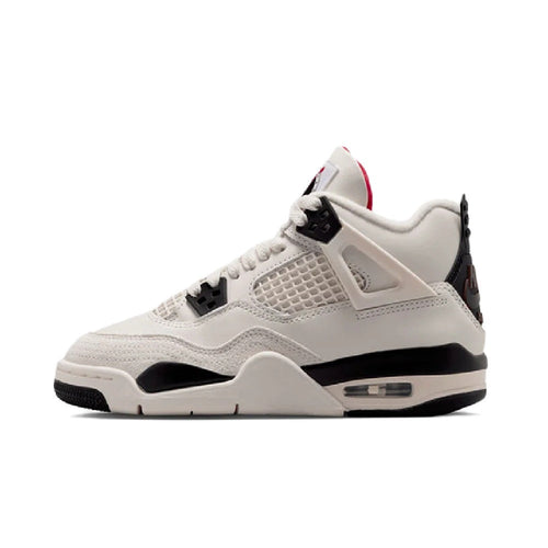 Big Kid's Jordan 4 Retro OG "Flight Club" Sail/Black-University Red (IM4026 100)