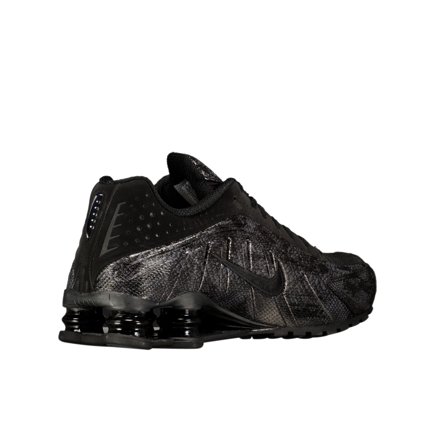 W Nike Shox R4 Print 'Black Snakeskin'
