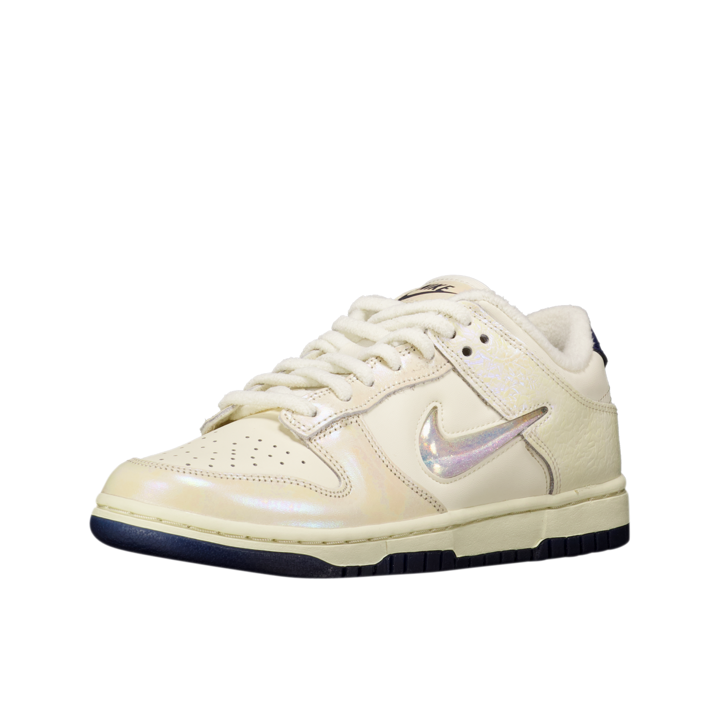 W Nike Dunk Low Jewel Swoosh 'Soft Pearl'