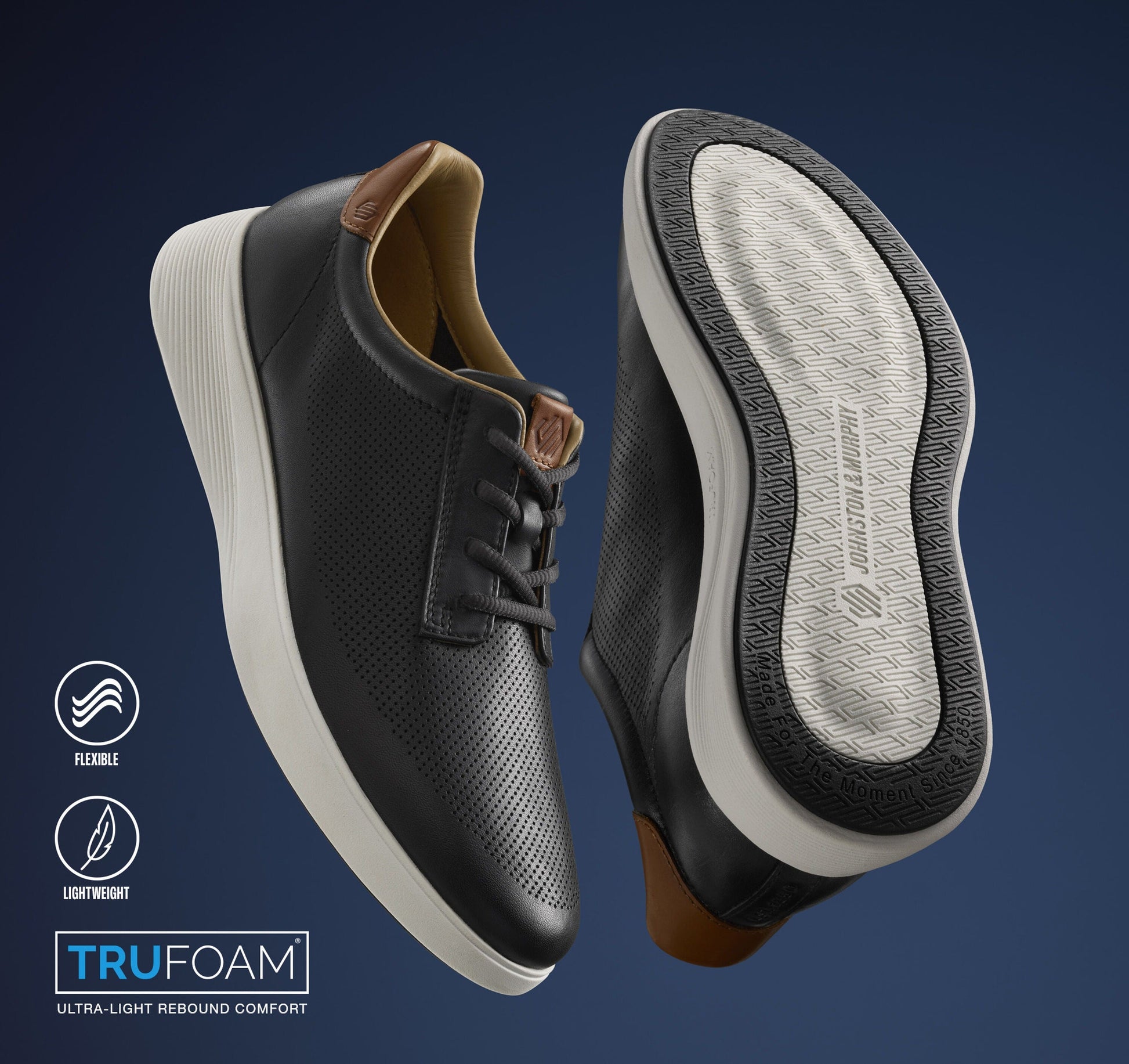 Ackerson Perfed Plain Toe Sneakers - Premium Brand Shoes for Men and Women