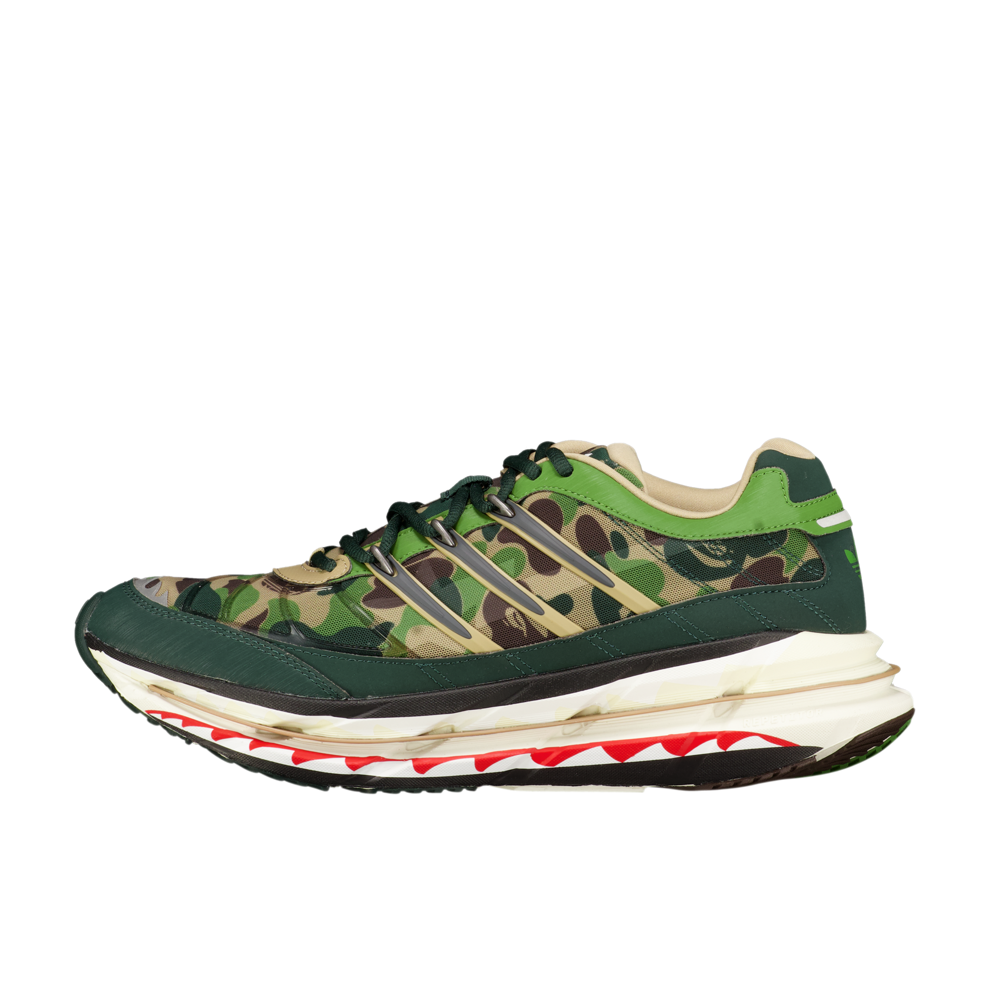 Bape X Adidas Adistar Hrmy 'Camo Green'