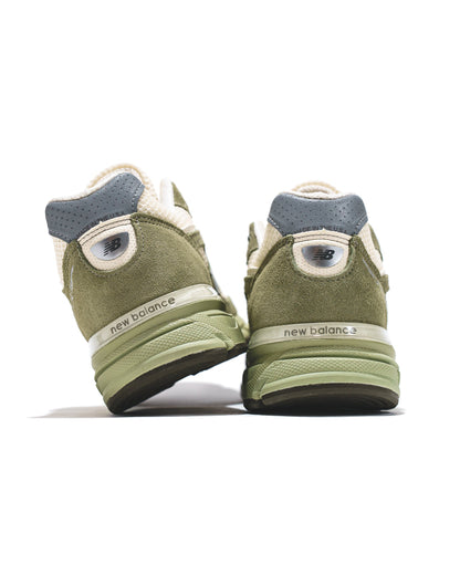 New Balance Unisex Made in USA 990v4 Olive Leaf U9901MX