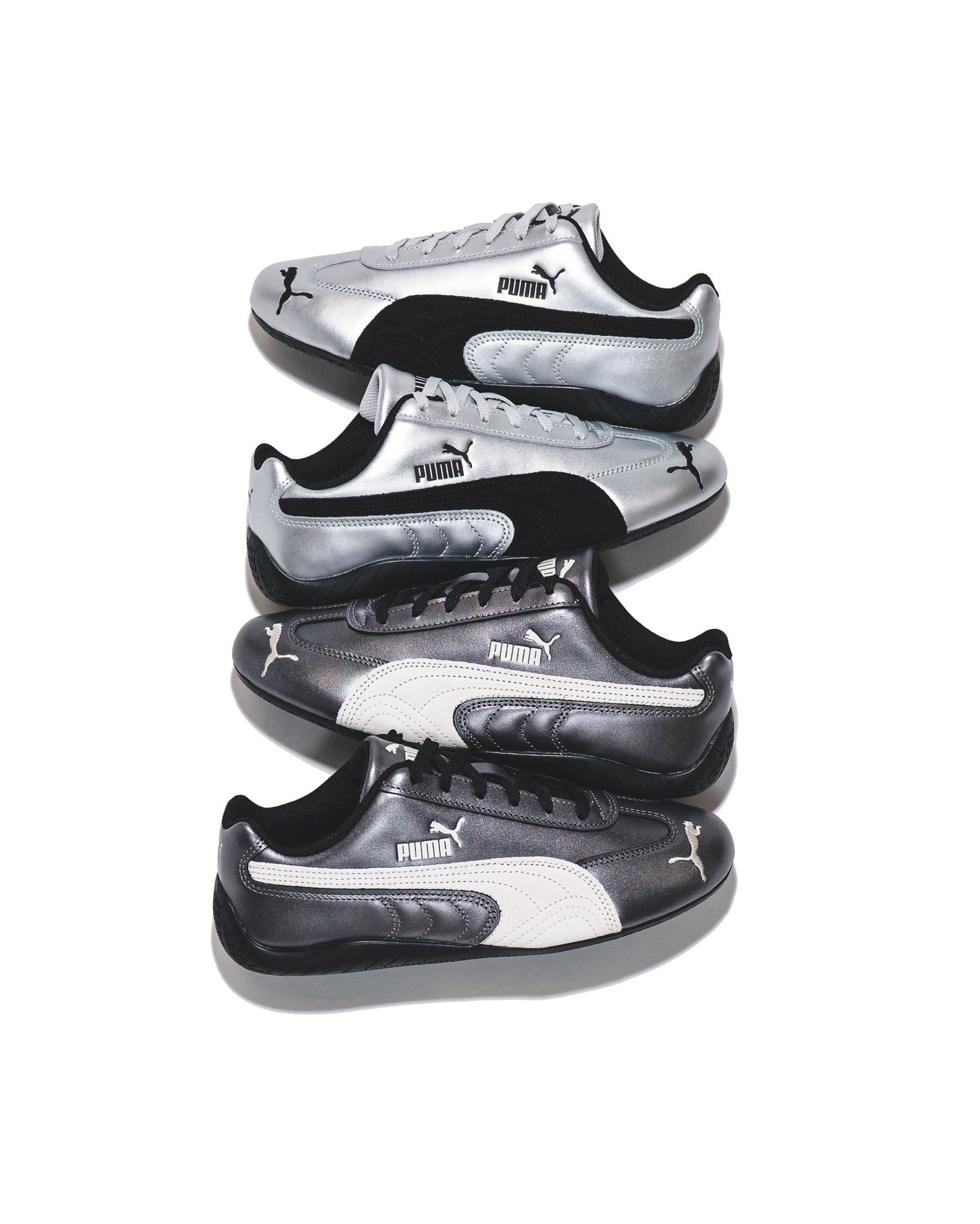Puma Women Speedcat Metallic Silver Black 405357-01